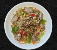 Рисовая лапша с курицей | SakhFood