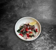 Салат с осьминогом | SakhFood