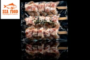 Шашлычки креветка в беконе | SakhFood