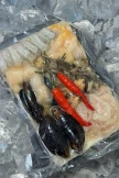 Морской коктейль в сливочным соусом | SakhFood