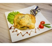 Язык запеченный с картофелем и сыром | SakhFood