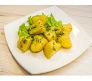 Картофель отварной с маслом и зеленью | SakhFood