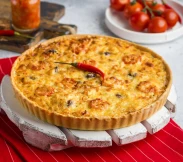 Мексиканский пирог с фаршем, фасолью и перчиком чили 18 см | SakhFood