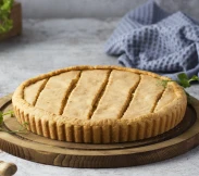 Сибирский пирог с рыбой и рисом 24 см | SakhFood