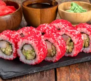 Калифорния с креветкой | SakhFood